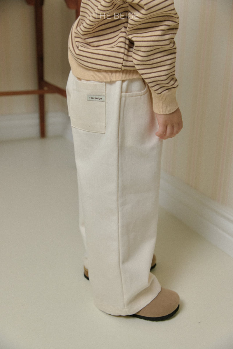 The Beige - Korean Baby Fashion - #babyclothing - Denim Wide Pants - 10