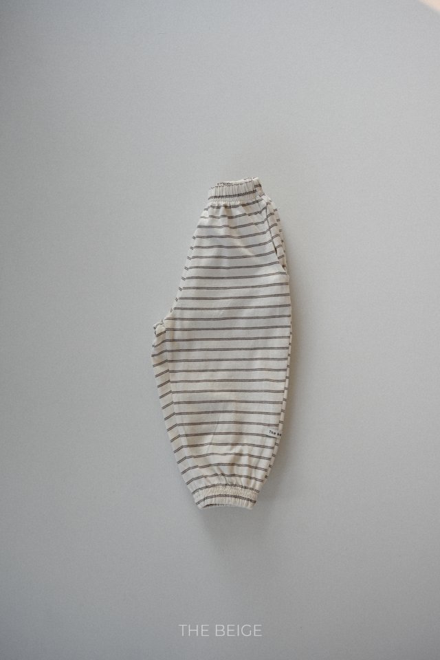 The Beige - Korean Baby Fashion - #babyfashion - Spring Stripe Jogger Pants - 5