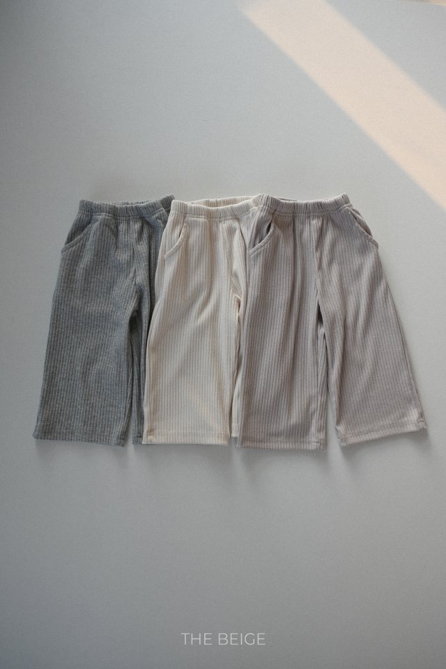Spring Ribbed Wide Pants by The Beige for Baby - view 1