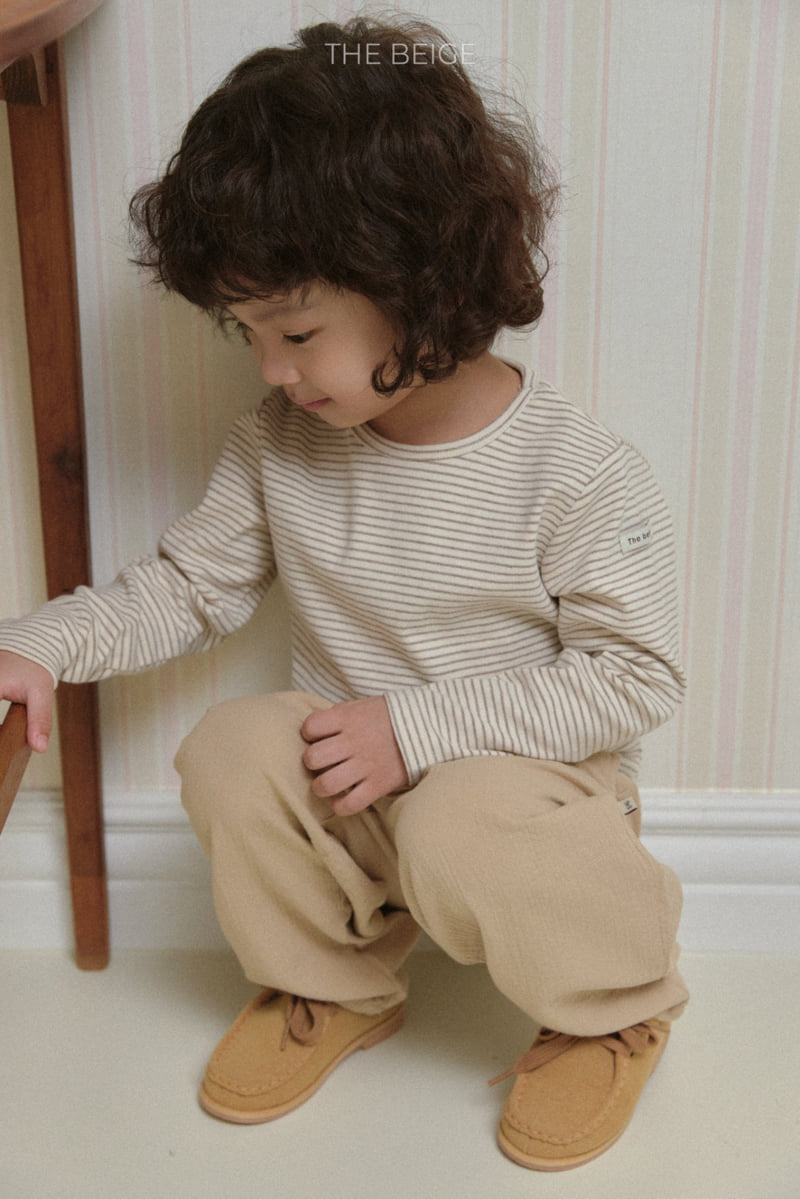 The Beige - Korean Baby Fashion - #babyfashion - Slim Stripe Tee - 7