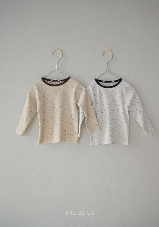 The Beige - Korean Baby Fashion - #babyfashion - Nepped Round Tee - 5