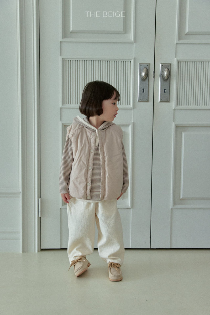 The Beige - Korean Baby Fashion - #babyfever - Band Padded Vest - 9