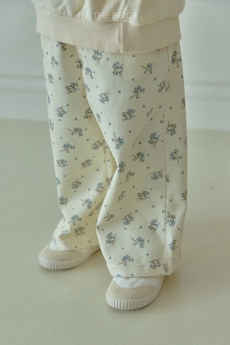 The Beige - Korean Baby Fashion - #babyfever - Patterned Straight Pants - 11