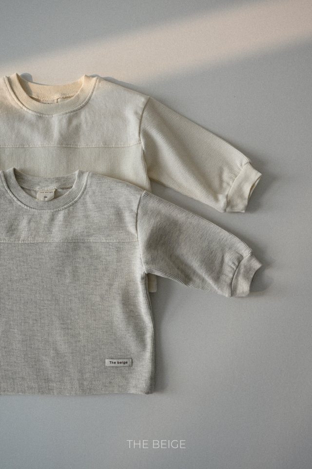 The Beige - Korean Baby Fashion - #babyfashion - Contrast Long Sleeve Tee - 4