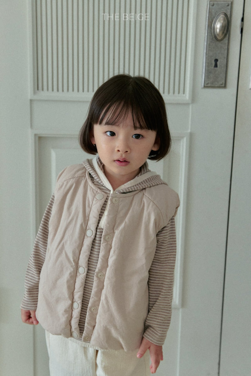 The Beige - Korean Baby Fashion - #babygirlfashion - Band Padded Vest - 10