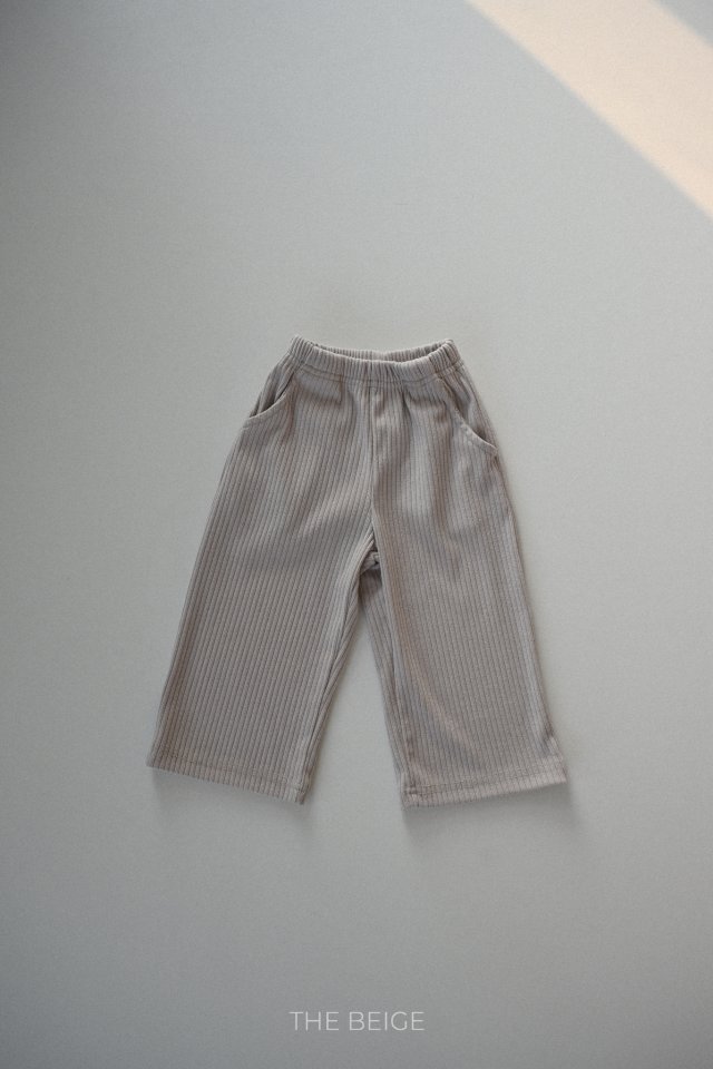 Spring Ribbed Wide Pants by The Beige for Baby - view 3