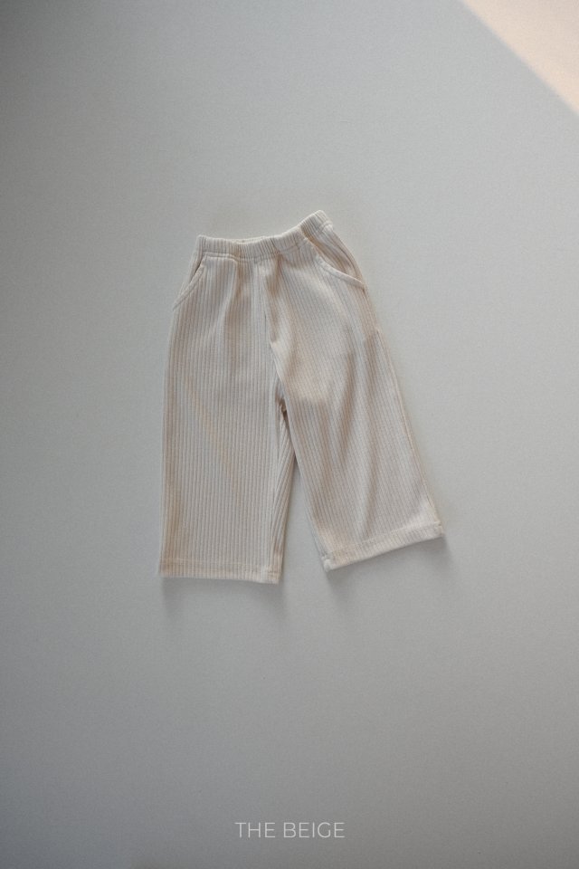 Spring Ribbed Wide Pants by The Beige for Baby - view 4