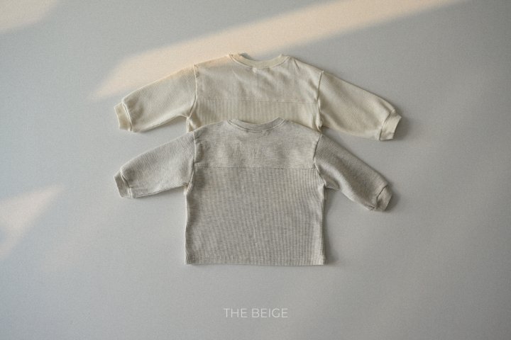 The Beige - Korean Baby Fashion - #babylifestyle - Contrast Long Sleeve Tee - 6