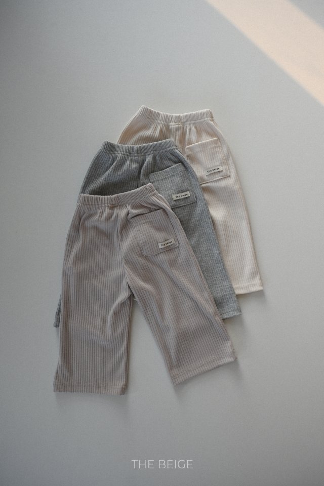Spring Ribbed Wide Pants by The Beige for Baby - view 5