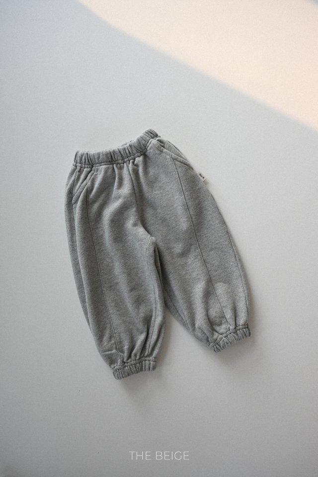 The Beige - Korean Baby Fashion - #babyoninstagram - Seam Line Jogger Pants - 3