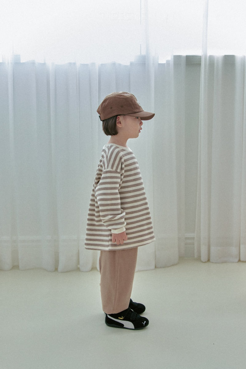 The Beige - Korean Baby Fashion - #babyoninstagram - Waffle Long Sleeve Tee - 8