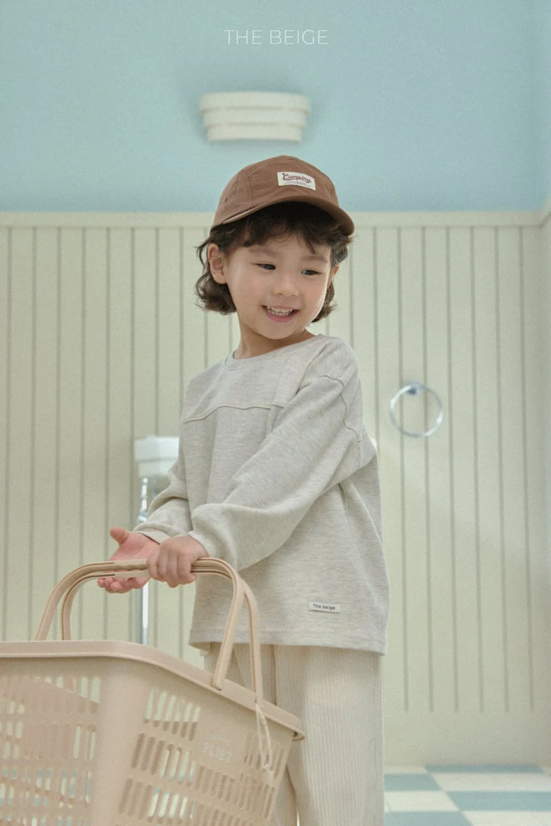 The Beige - Korean Baby Fashion - #babyoninstagram - Contrast Long Sleeve Tee - 7
