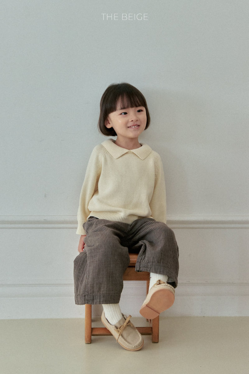 The Beige - Korean Baby Fashion - #babyootd - Stripe Wide Pants - 9