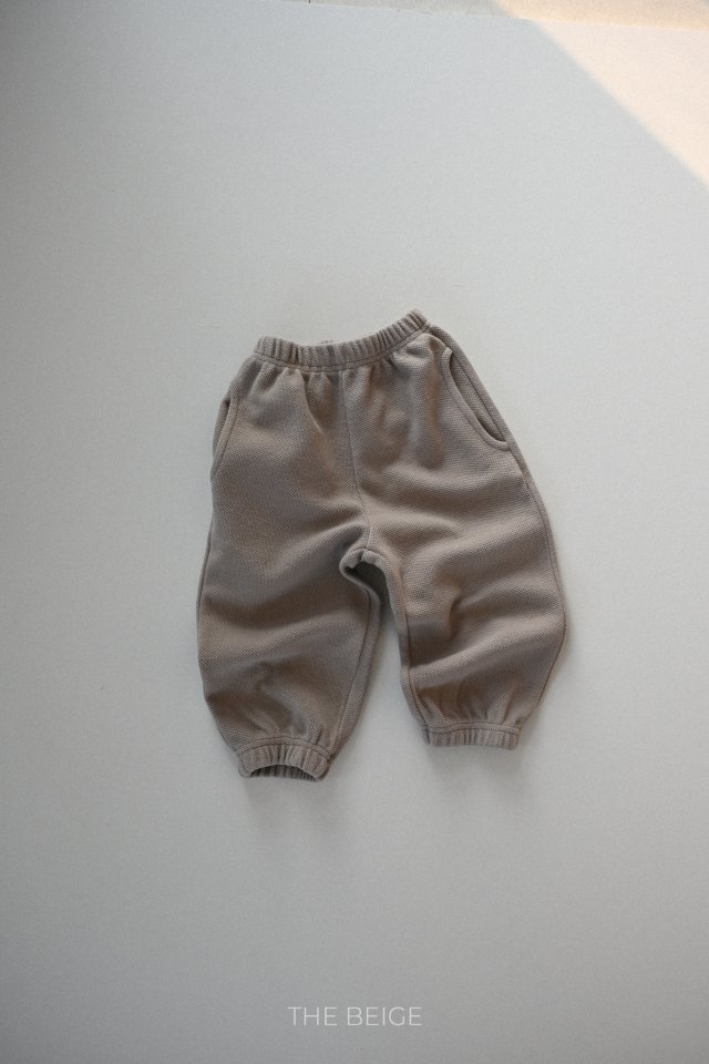 The Beige - Korean Baby Fashion - #babyootd - Span Jogger Pants - 3