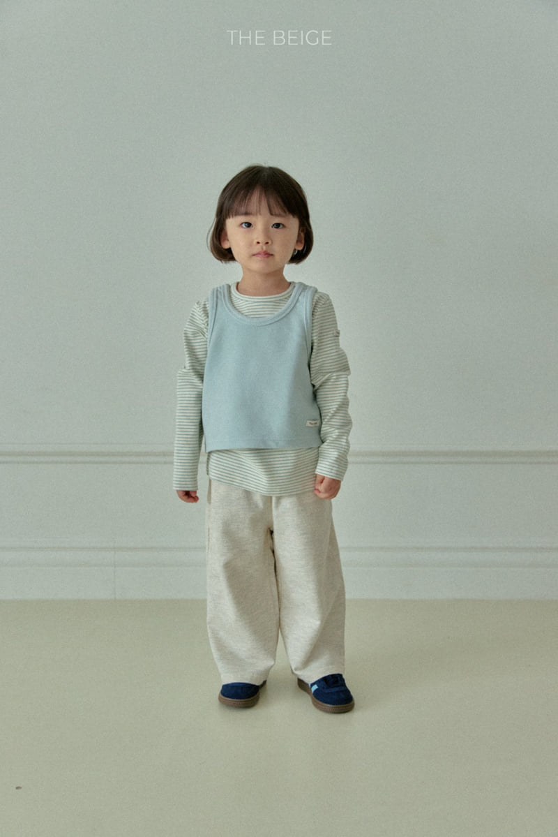 The Beige - Korean Baby Fashion - #babyootd - Slim Stripe Tee - 12