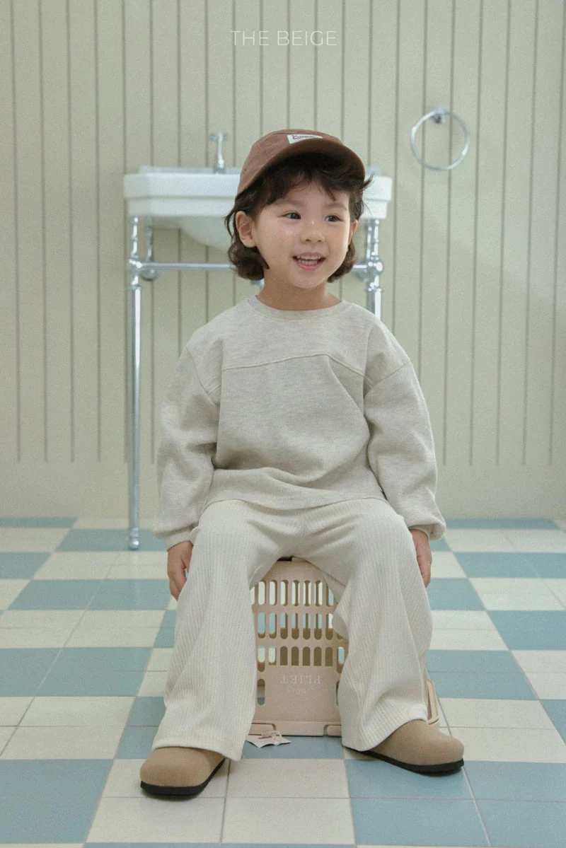 The Beige - Korean Baby Fashion - #babyootd - Contrast Long Sleeve Tee - 8