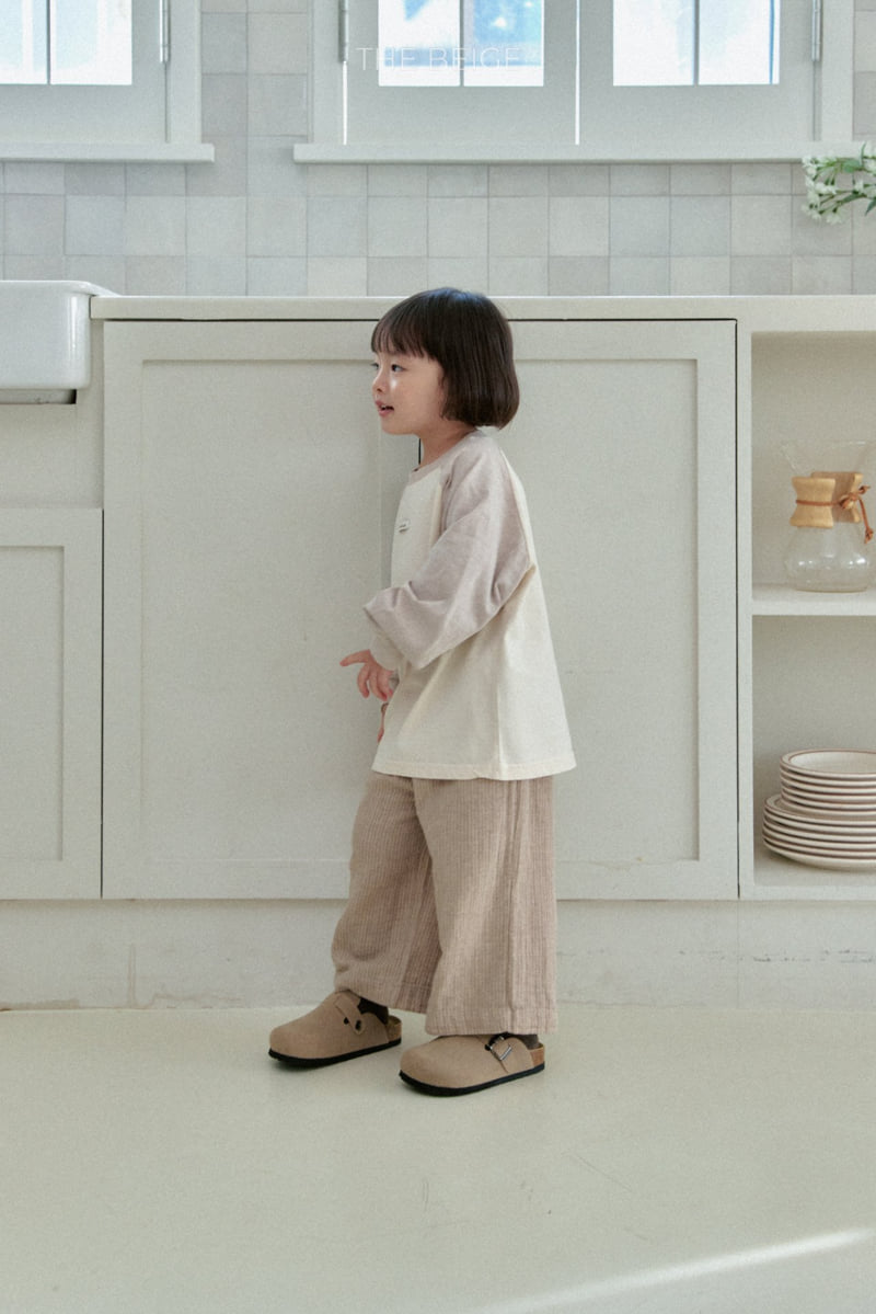 The Beige - Korean Baby Fashion - #babyoutfit - Stripe Wide Pants - 11