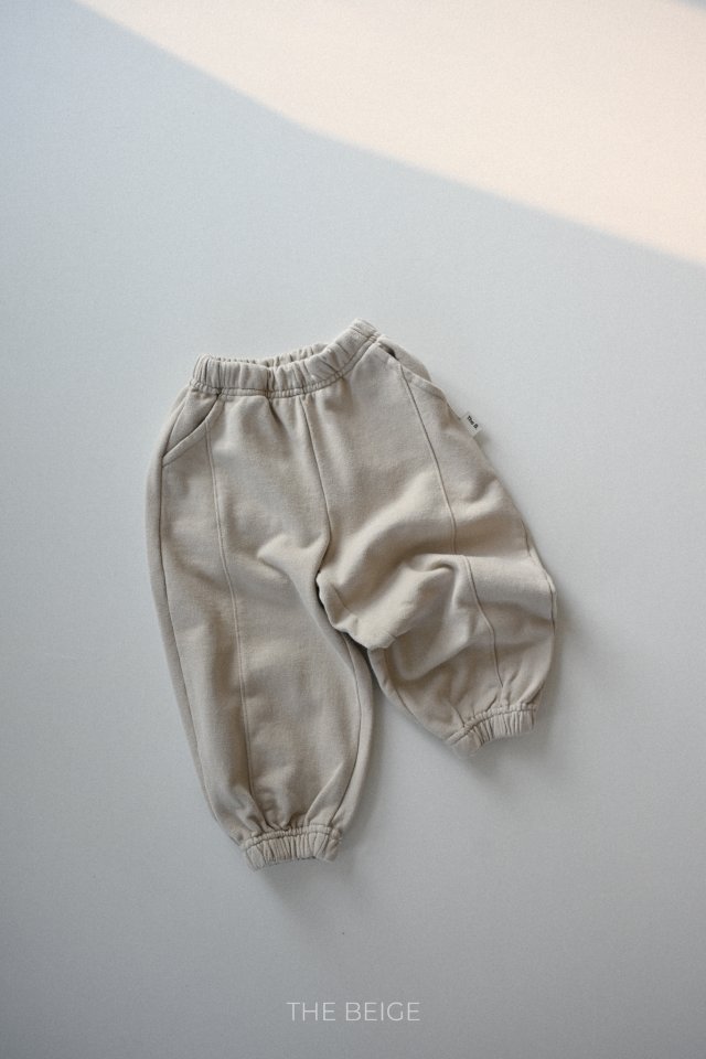 The Beige - Korean Baby Fashion - #babyoutfit - Seam Line Jogger Pants - 5
