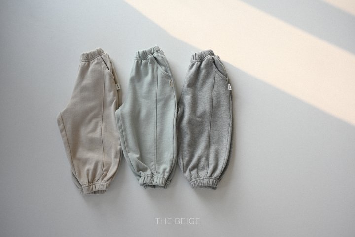 The Beige - Korean Baby Fashion - #babyoutfit - Seam Line Jogger Pants - 6