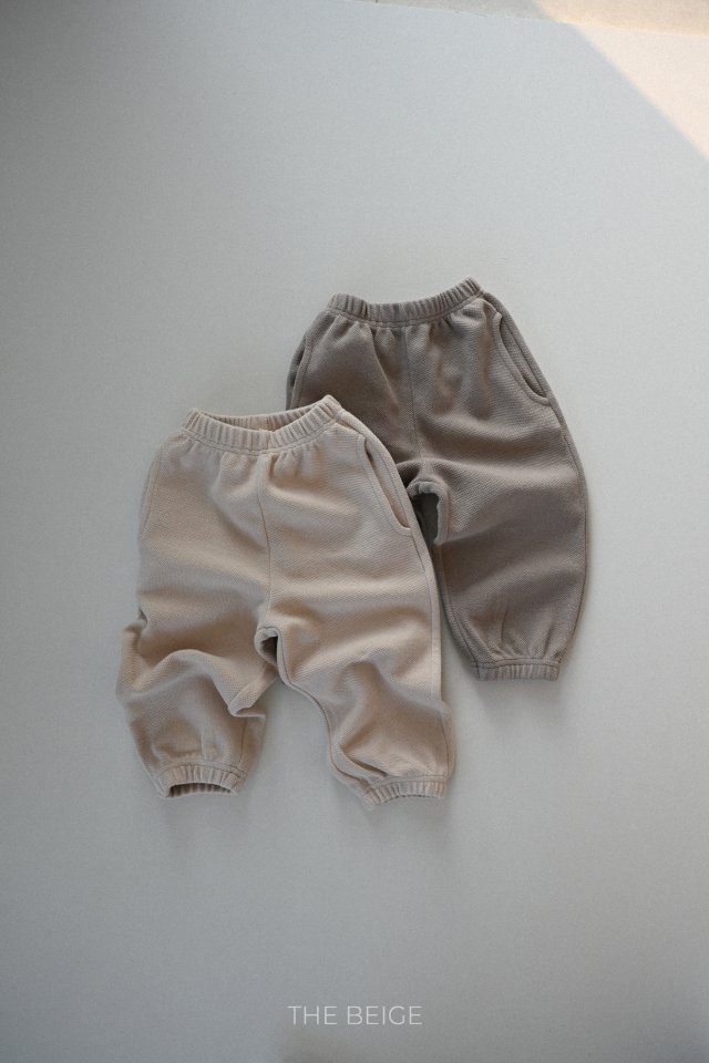 The Beige - Korean Baby Fashion - #babyootd - Span Jogger Pants - 4