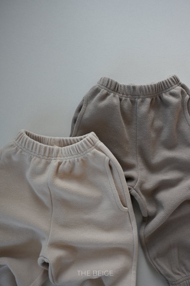 The Beige - Korean Baby Fashion - #babyoutfit - Span Jogger Pants - 5