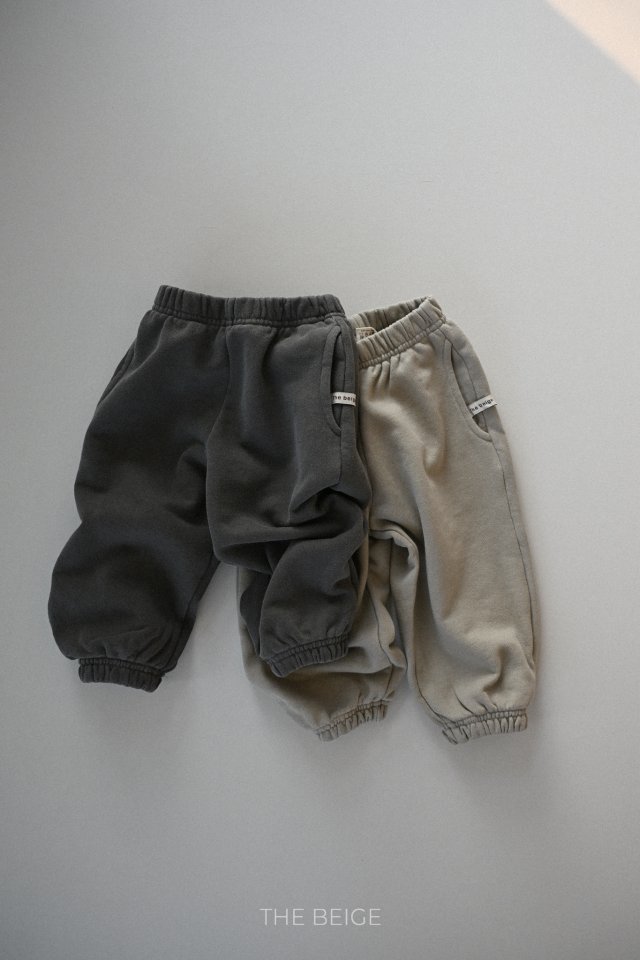 The Beige - Korean Baby Fashion - #babyoutfit - Pigment Jogger Pants - 4