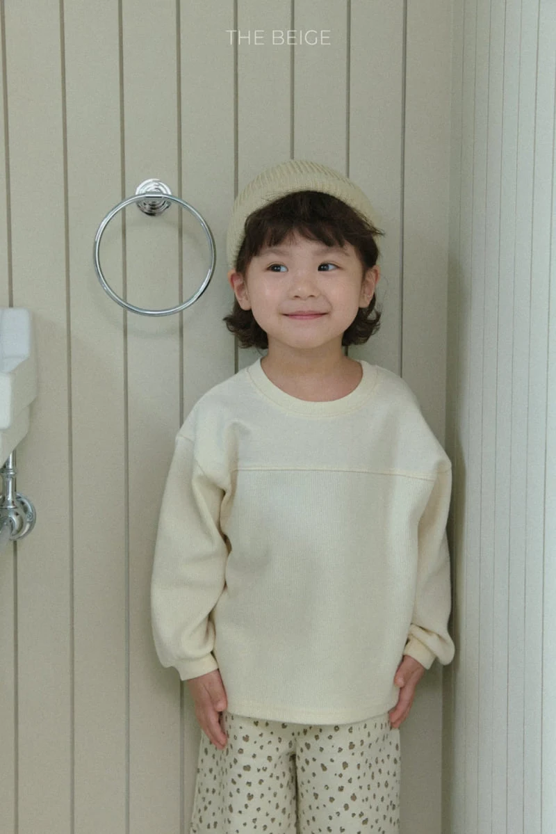 The Beige - Korean Baby Fashion - #babyoutfit - Contrast Long Sleeve Tee - 10