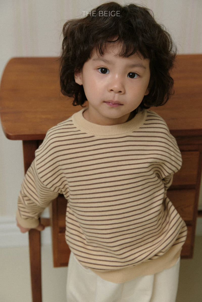 The Beige - Korean Baby Fashion - #babyoutfit - Round Stripe Knit - 8