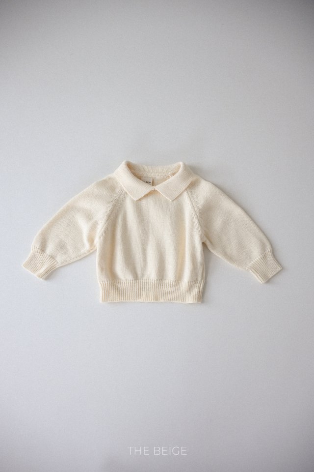 The Beige - Korean Baby Fashion - #babyoutfit - Collared Knit - 5