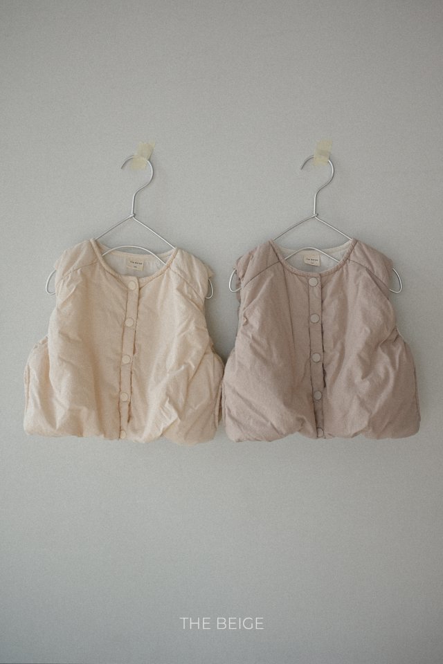 The Beige - Korean Baby Fashion - #babywear - Band Padded Vest