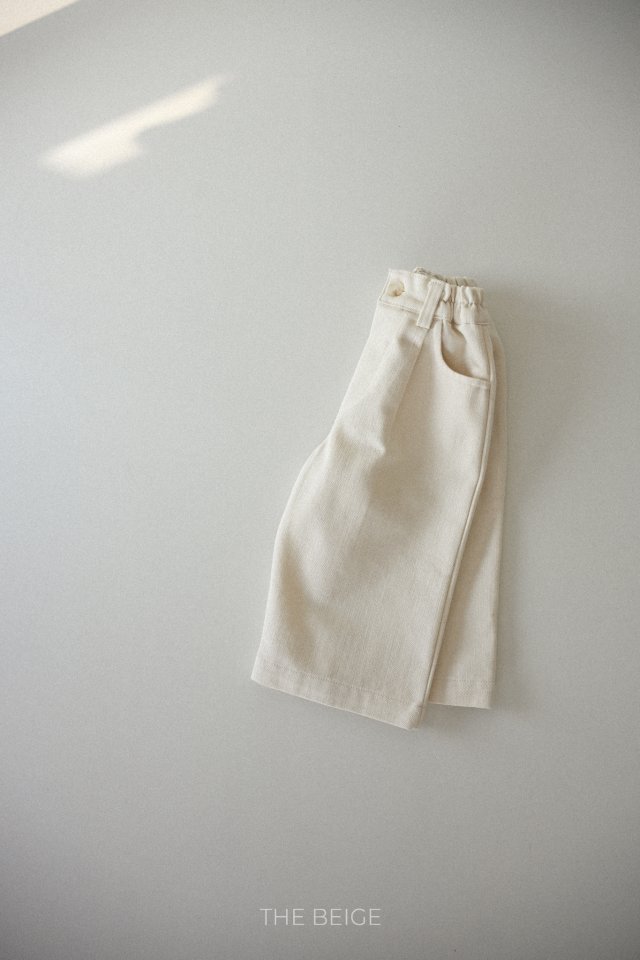 The Beige - Korean Baby Fashion - #babyoutfit - Denim Wide Pants - 4