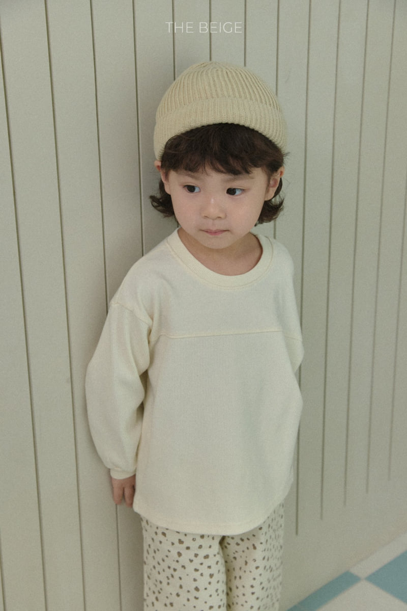 The Beige - Korean Baby Fashion - #babywear - Contrast Long Sleeve Tee - 11