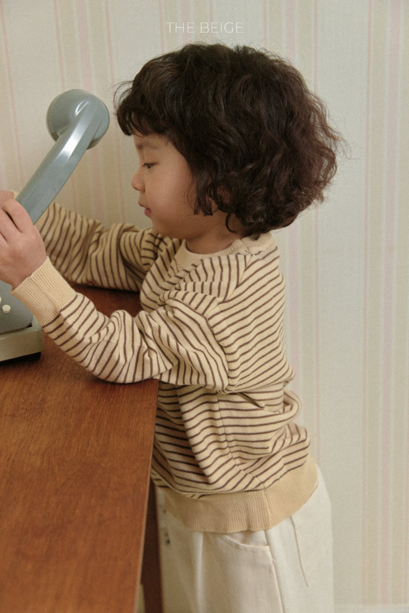 The Beige - Korean Baby Fashion - #babywear - Round Stripe Knit - 9