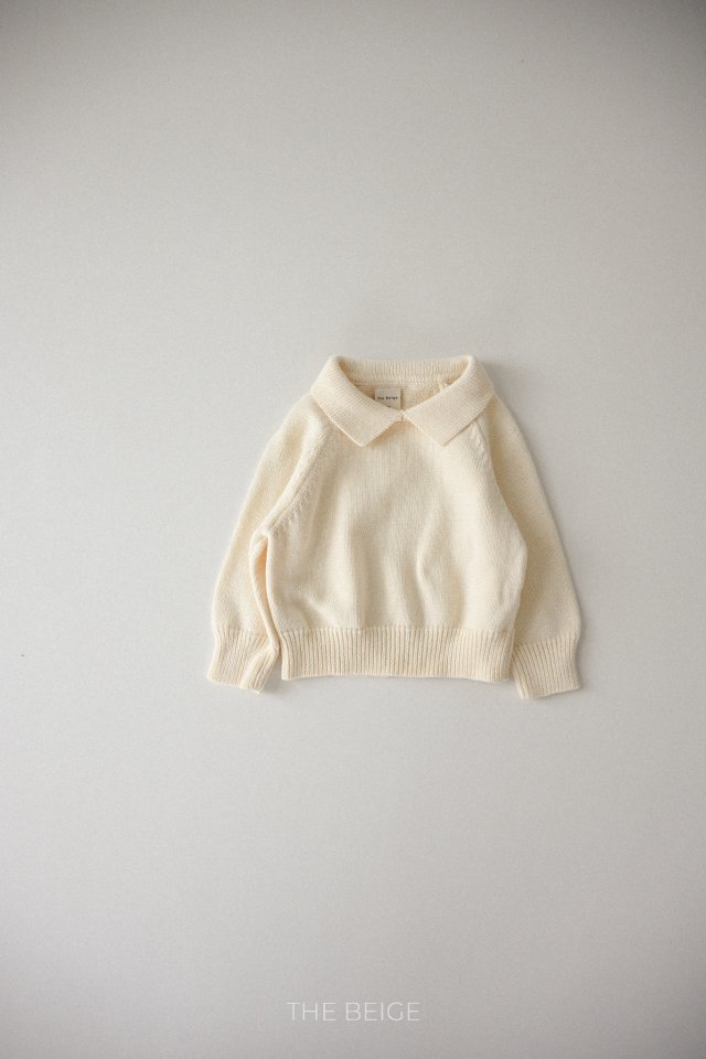 The Beige - Korean Baby Fashion - #babywear - Collared Knit - 6