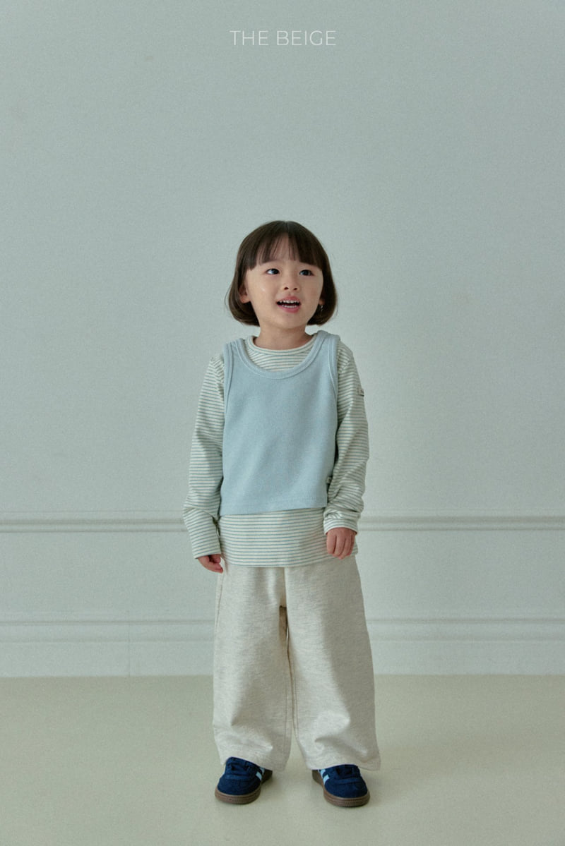 The Beige - Korean Baby Fashion - #onlinebabyboutique - Spring Wide Sweatpants - 12