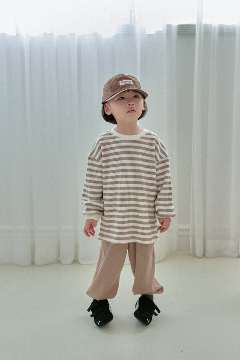 The Beige - Korean Baby Fashion - #onlinebabyboutique - Eyelet Jogger Pants - 9