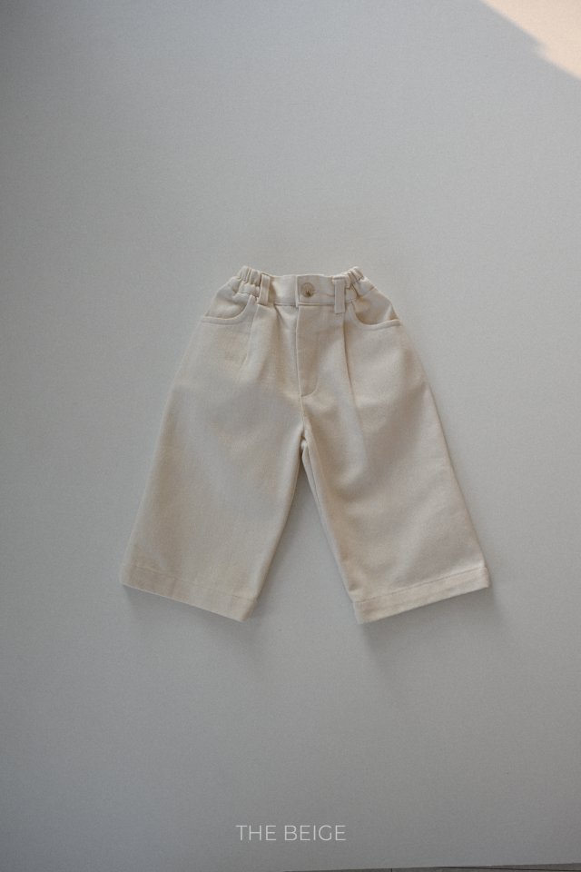The Beige - Korean Baby Fashion - #onlinebabyboutique - Denim Wide Pants - 5
