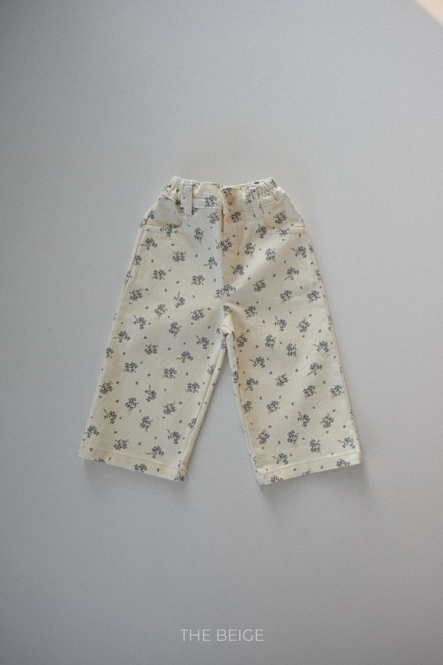 The Beige - Korean Baby Fashion - #babywear - Patterned Straight Pants - 4