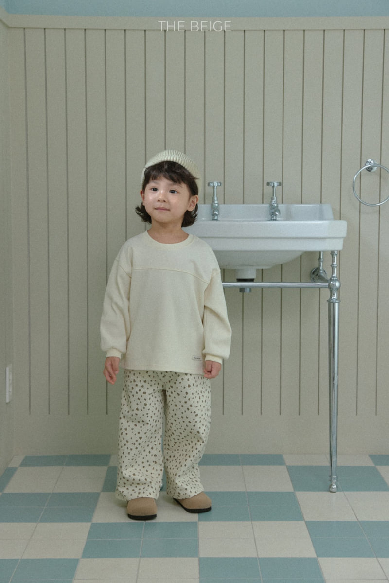 The Beige - Korean Baby Fashion - #onlinebabyboutique - Contrast Long Sleeve Tee - 12