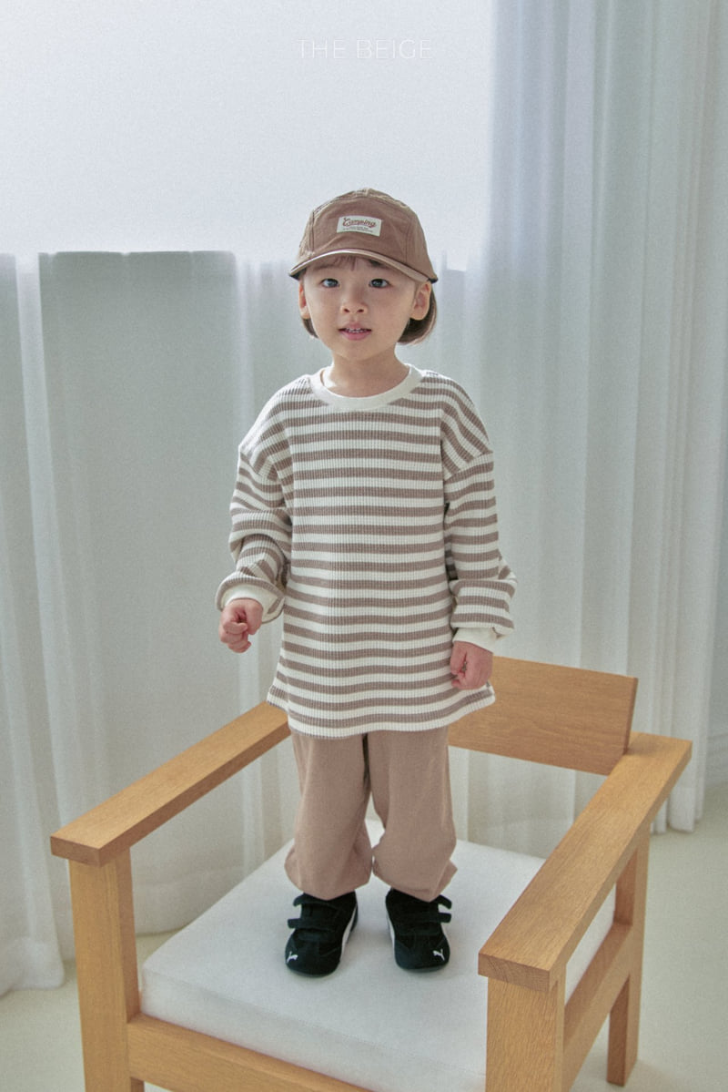 The Beige - Korean Baby Fashion - #onlinebabyshop - Eyelet Jogger Pants - 10