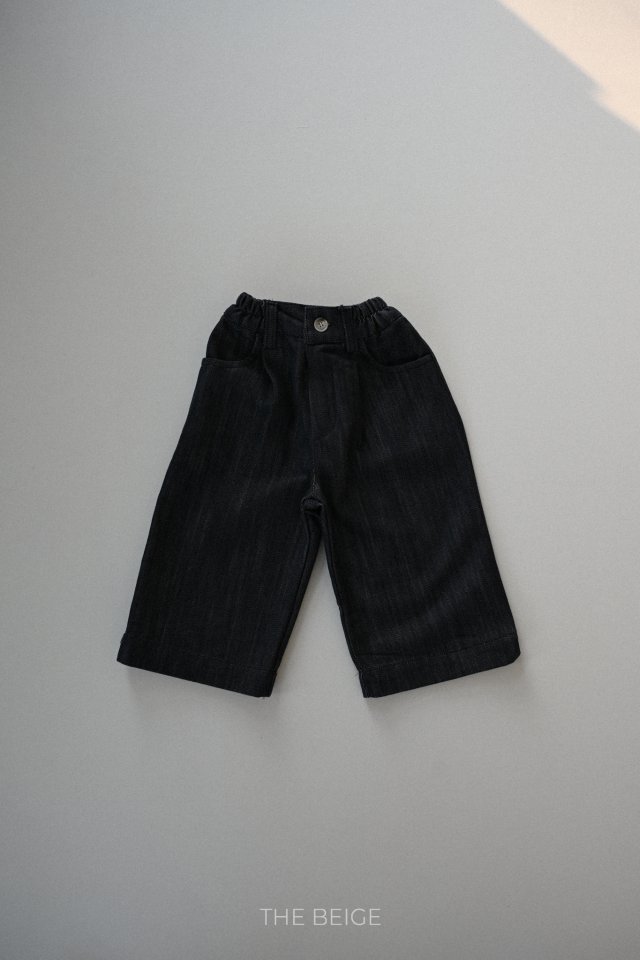 The Beige - Korean Baby Fashion - #onlinebabyshop - Denim Wide Pants - 6