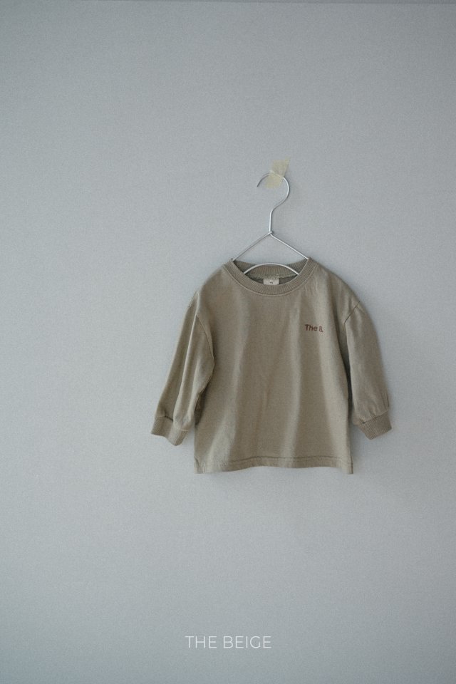 The Beige - Korean Baby Fashion - #onlinebabyshop - The B Long Sleeve Tee - 3