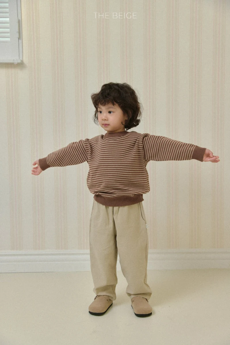 The Beige - Korean Baby Fashion - #smilingbaby - Round Stripe Knit - 12
