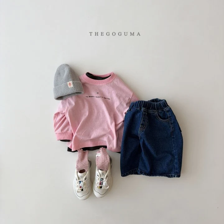 Thegoguma - Korean Children Fashion - #childofig - New Bermuda Denim Pants - 4