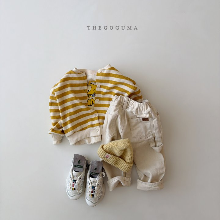 Thegoguma - Korean Children Fashion - #childrensboutique - Ring Chunky Denim Pants - 3