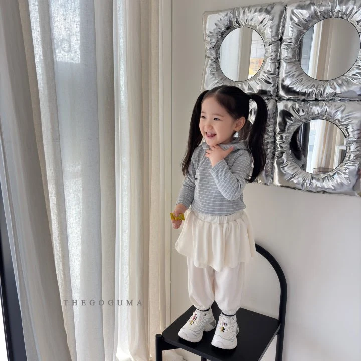 Thegoguma - Korean Children Fashion - #designkidswear - Stretchy Stripe Hoodie - 12