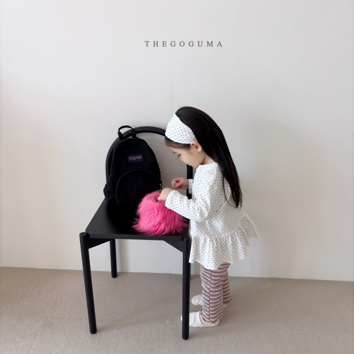 Thegoguma - Korean Children Fashion - #designkidswear - Lace Dot Frill Tee - 11