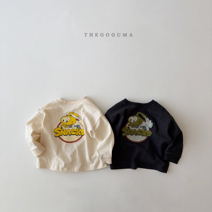 Thegoguma - Korean Children Fashion - #discoveringself - Snacks Tee
