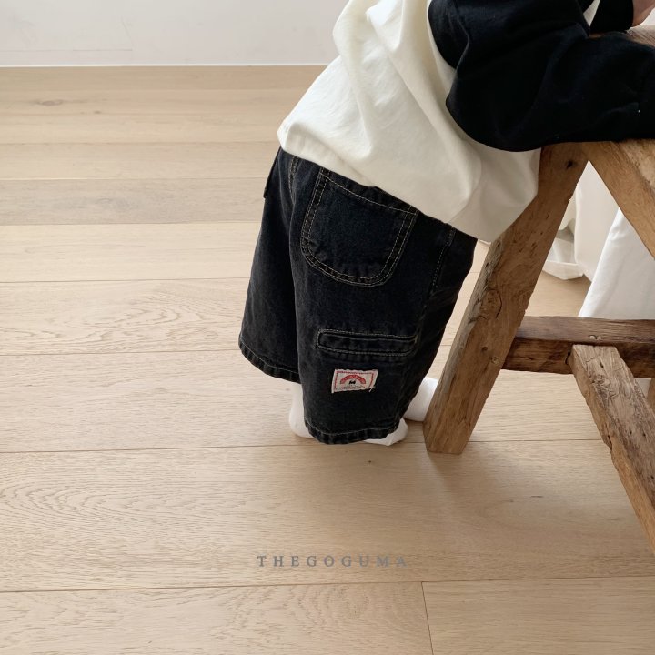 Thegoguma - Korean Children Fashion - #discoveringself - New Bermuda Denim Pants - 6