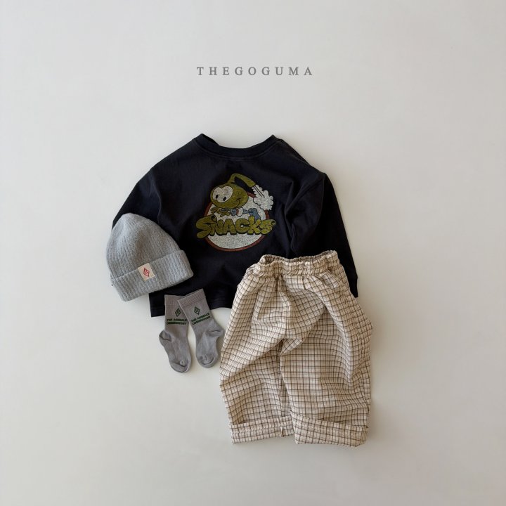 Thegoguma - Korean Children Fashion - #kidsshorts - Snacks Tee - 3